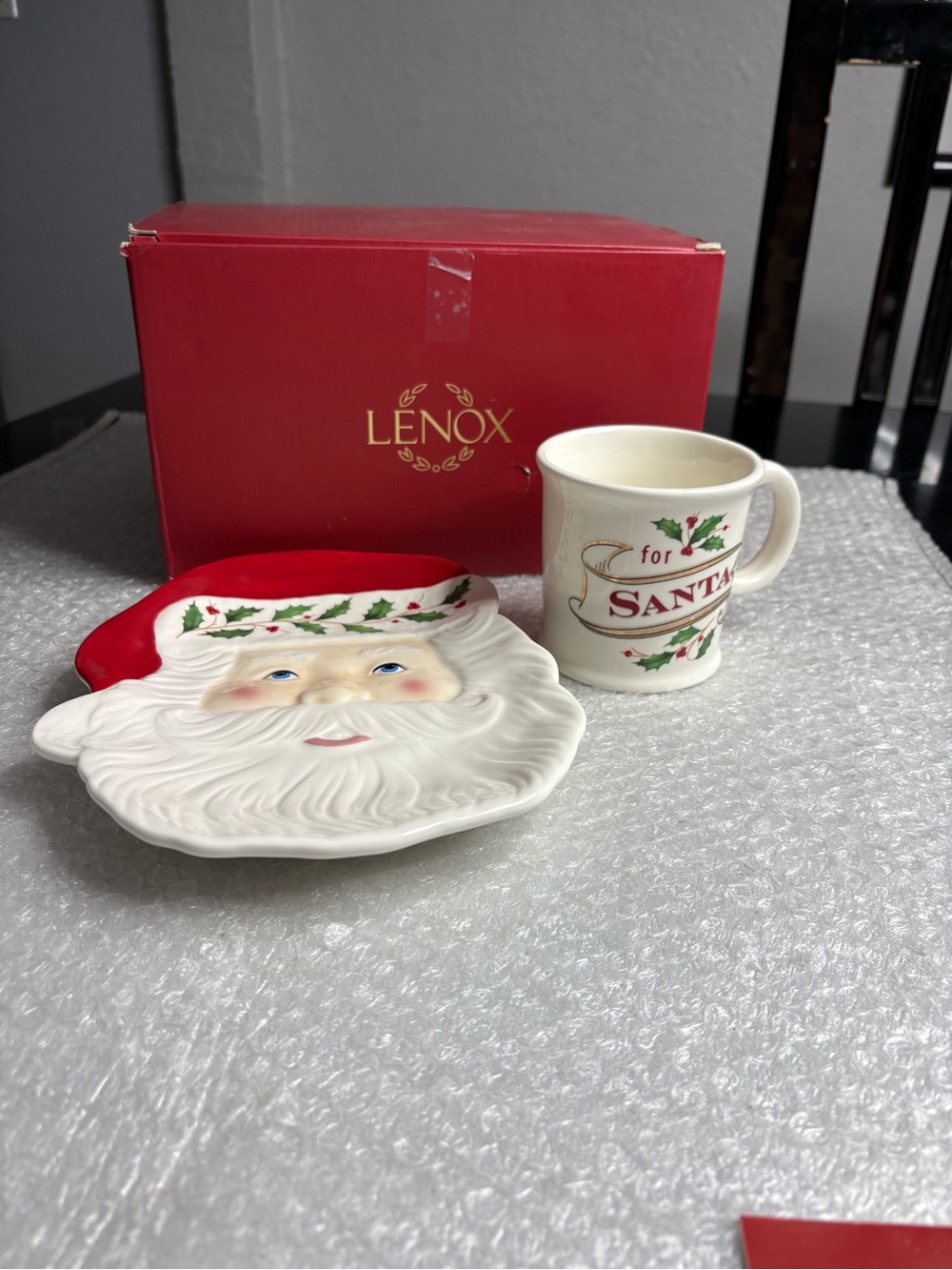 Lenox Holiday 2-Piece Cookies For Santa Set